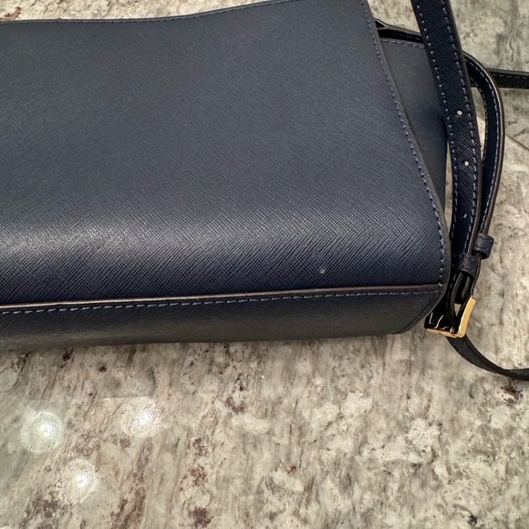 Michael Kors Navy Blue Mini Selma Crossbody - Picture 3 of 8